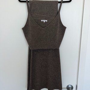 Reformation Mae Cashmere Bra And Skirt Set